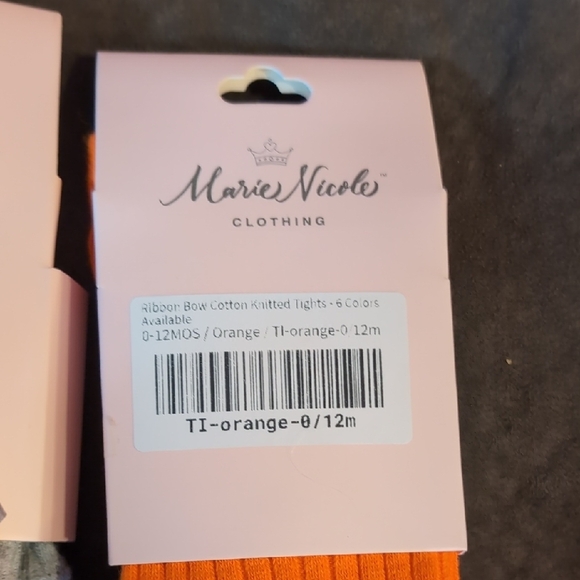Maria Nicole Kids Ribbed Socks - Red, Light Blue, Orange - Picture 2 of 3